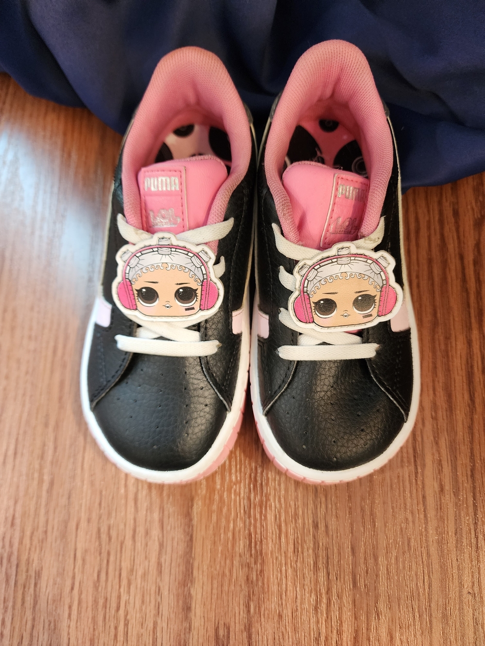 PUMA LOL Kids Black & Pink Sneakers